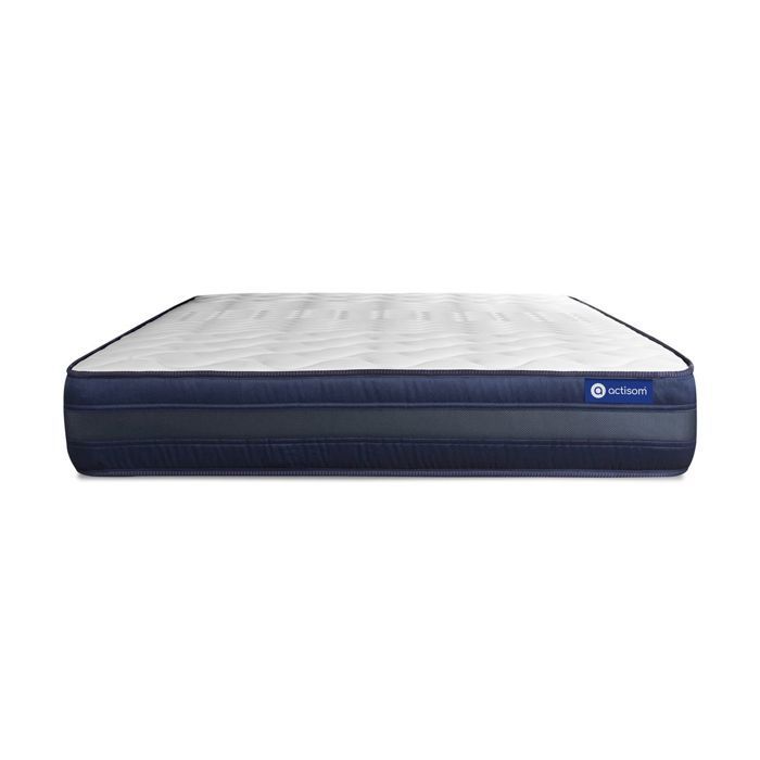Matras van 200x200 cm met pocketveren en traagschuim - Actiflex Tech
