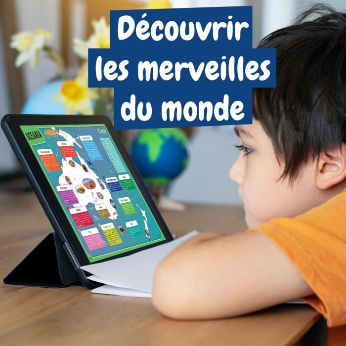 Globe Terrestre Lumineux - SCIENCE4YOU - 20 cm - Rechargeable USB - Pour Enfants 8+ Ans