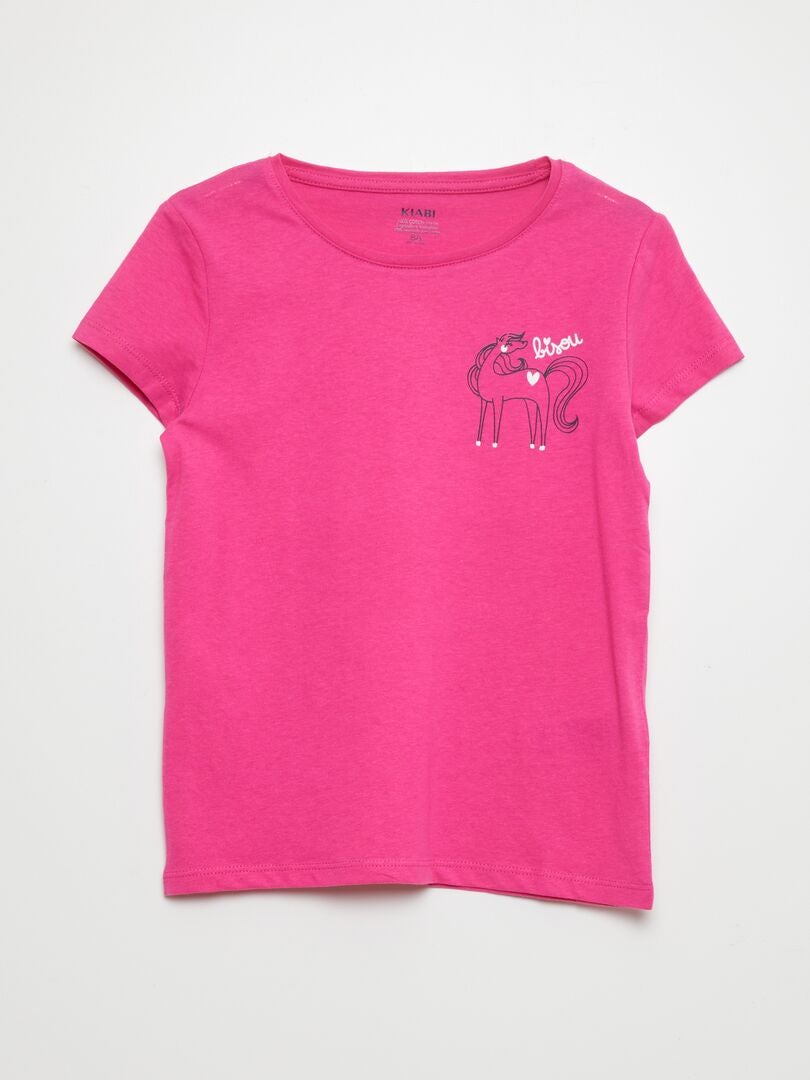 Set van 3 bedrukte T-shirts - WIT