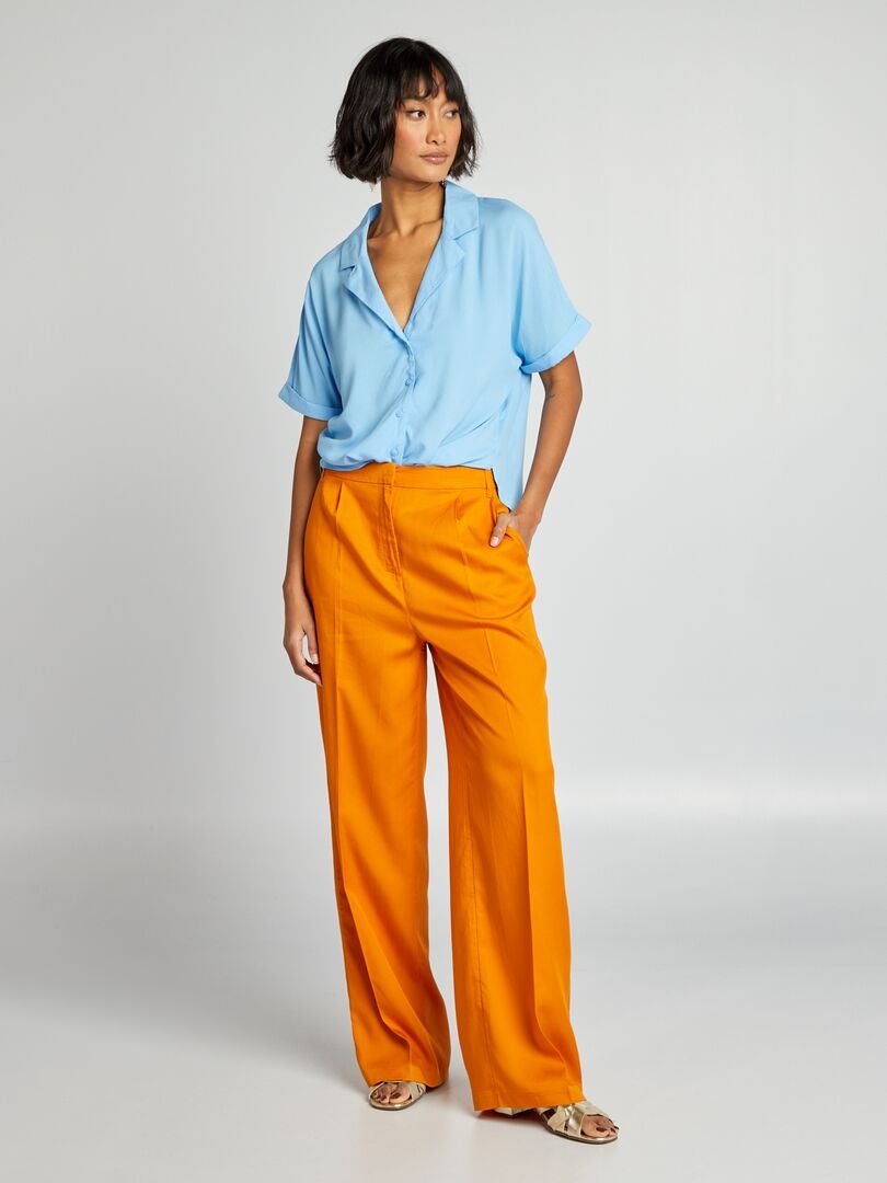 Lichtgewicht blouse - BLAUW