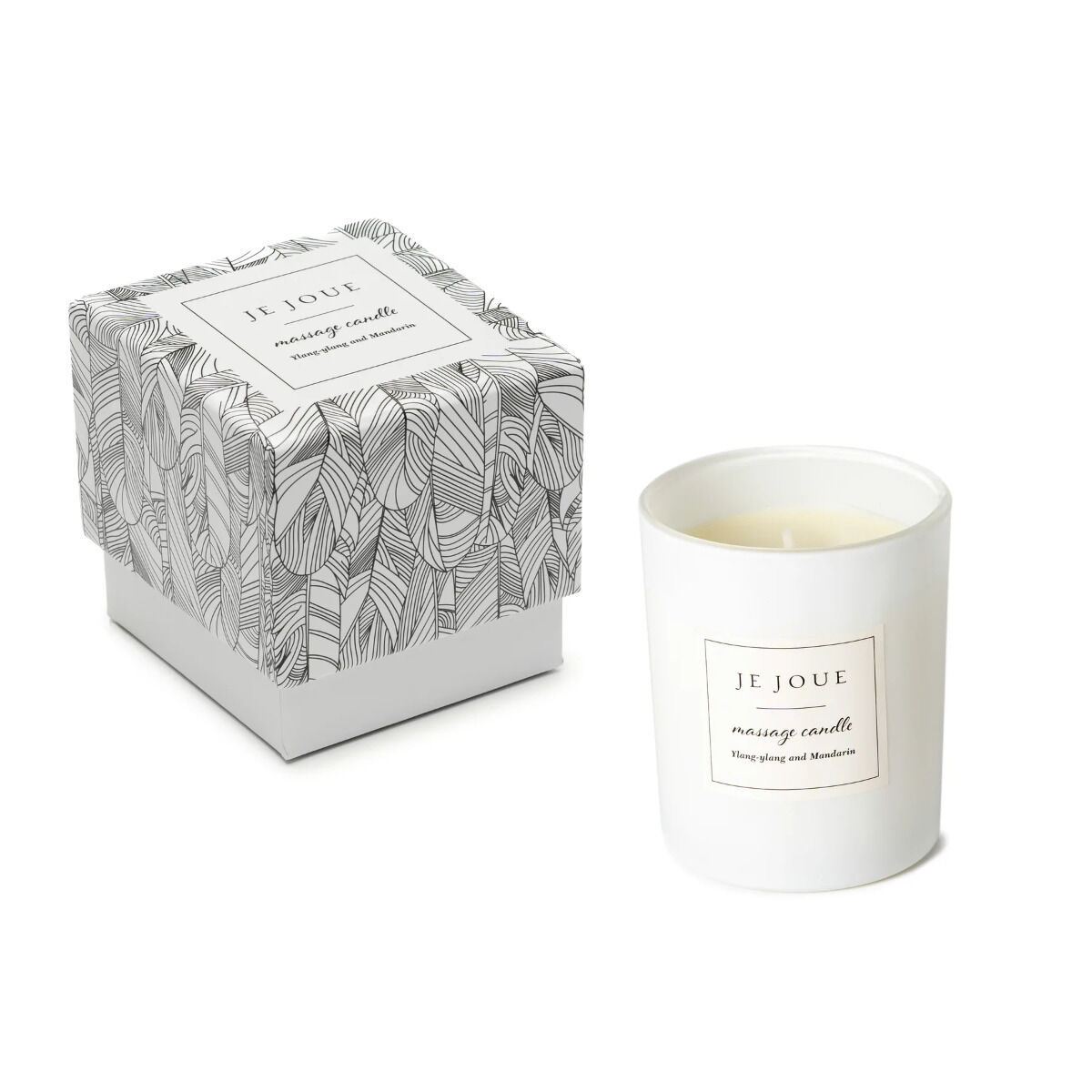 Vela de massagem de luxo I Play com aroma de tangerina Ylang-Ylang.