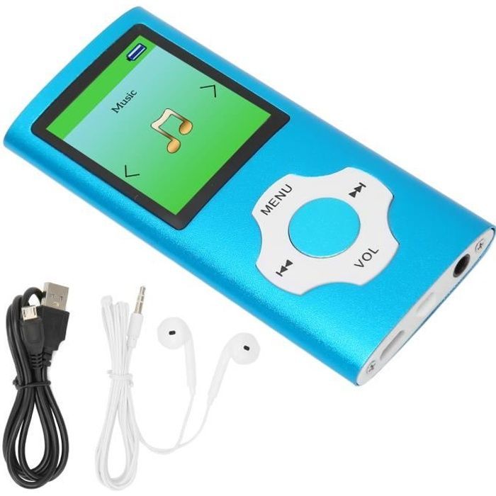 Lecteur MP3 - SONEW - Écran LCD 1,8 pouces - 64G - Enregistrement FM - Son sans perte