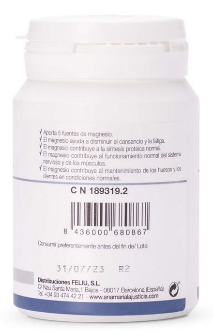 Doplnok stravy Total Magnesium 5 Vitamíny a minerály