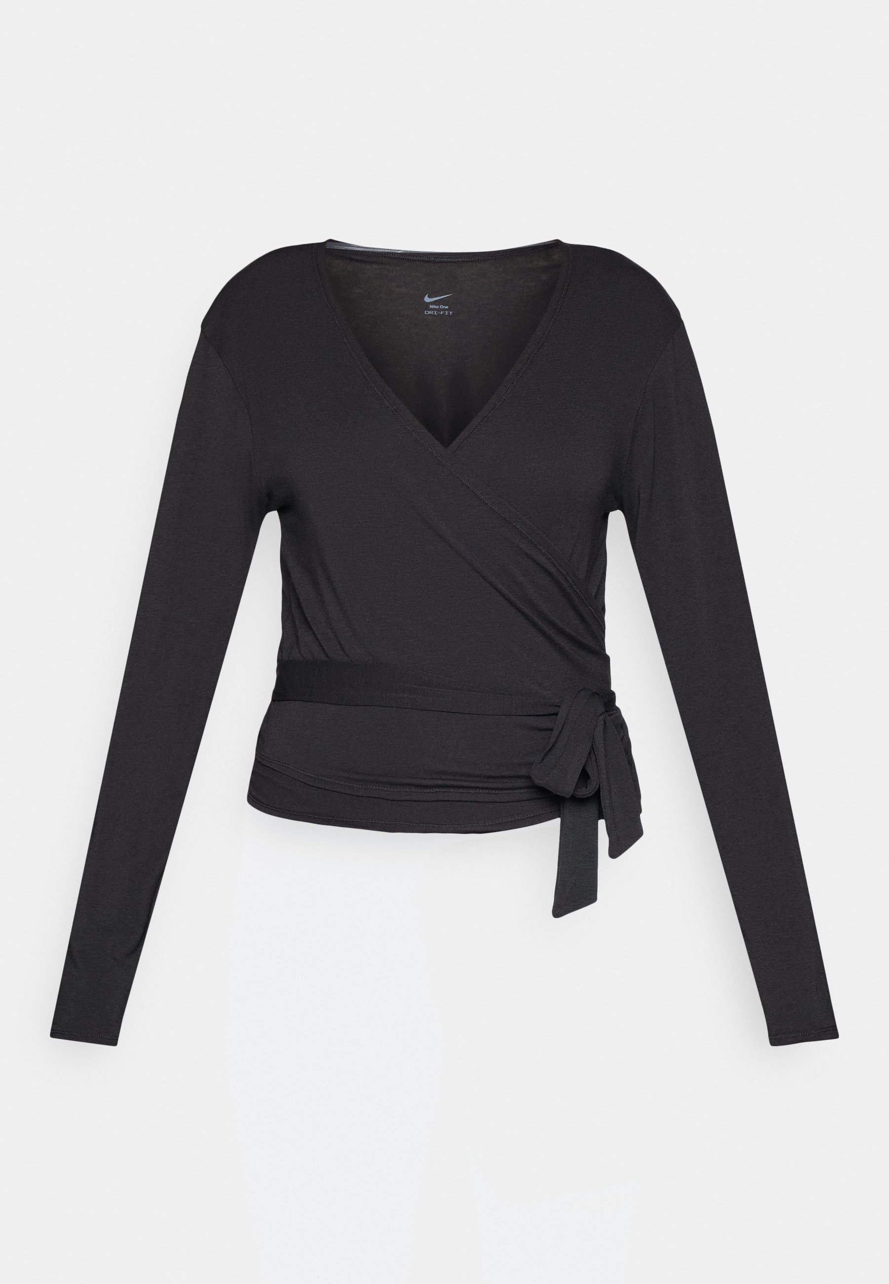 Nike Performance ONE RELAXED TOP - Top met lange mouwen - zwart/donker rookgrijs
