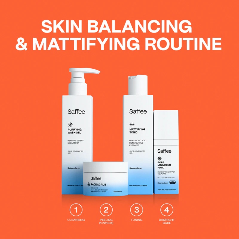 Saffee BalanceDerm Mattifying Tonic attīrošs un matējošs toniks taukainai un kombinētai ādai
