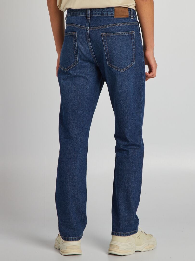 Pantalones vaqueros rectos - AZUL