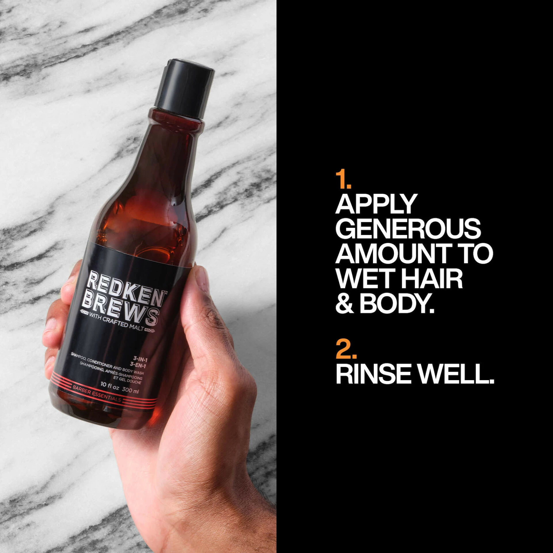 Brews 3 az 1-ben sampon 300 ml - Redken