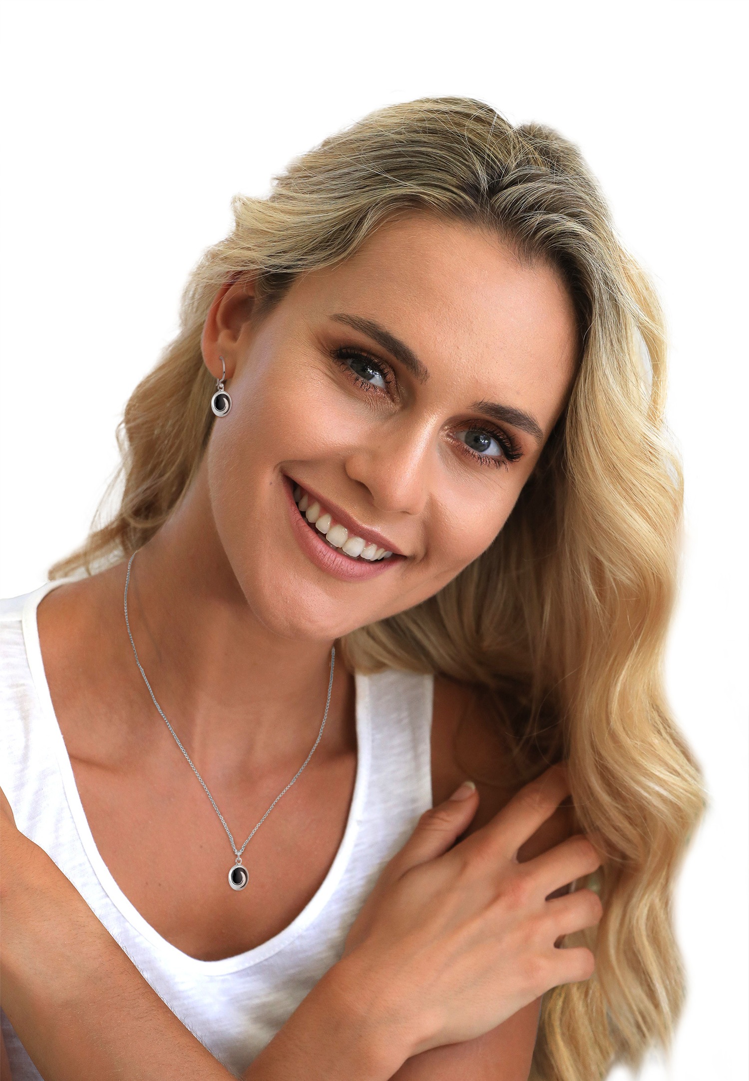 Elli Onyx 925 Sterling Silber