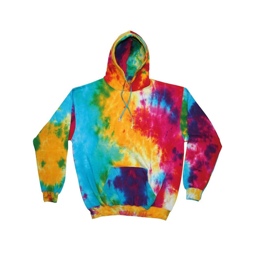 Sudadera Con Capucha Teñida Modelo Rainbow Tie Dye Colortone