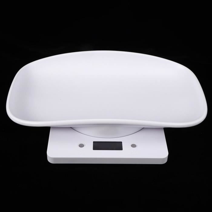 Digitale Haustierwaage – ESTINK – 10 kg / 1 g – Weiß