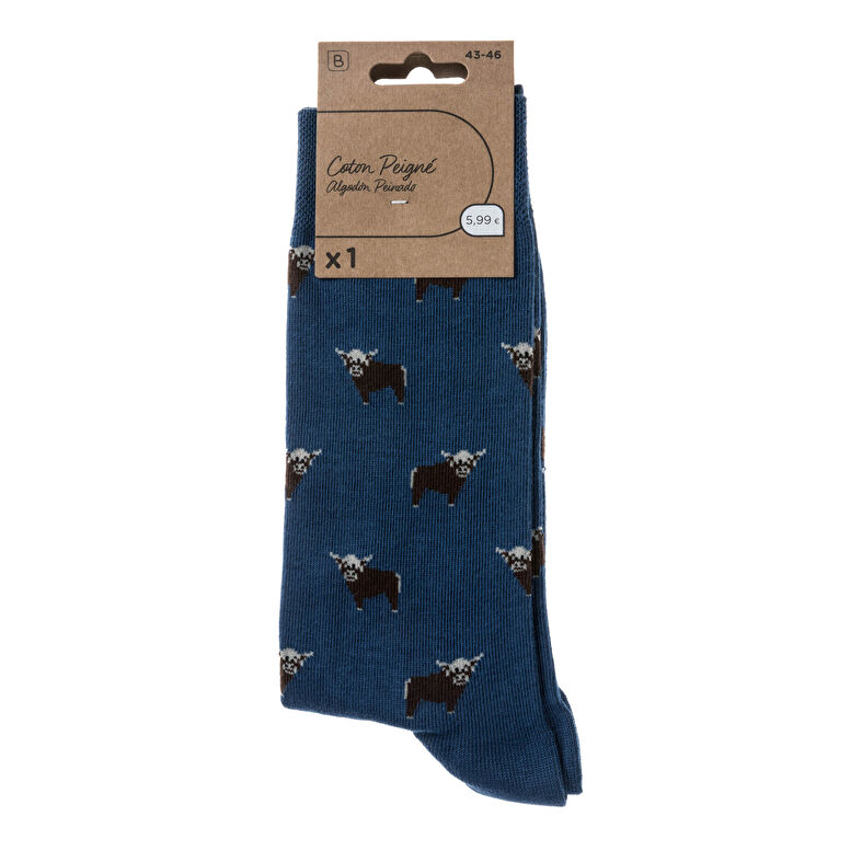  Herrensocken und Strumpfhosen Blau