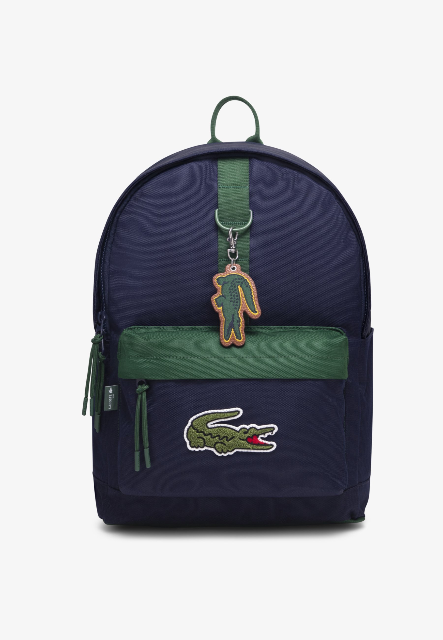Lacoste CORE SOLID - Zaino scolastico - blu scuro/verde