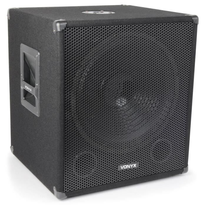 Enceinte Passive - Vonyx - SL10 PA Speakerbox - 500W - 10 pouces - Grille Métallique