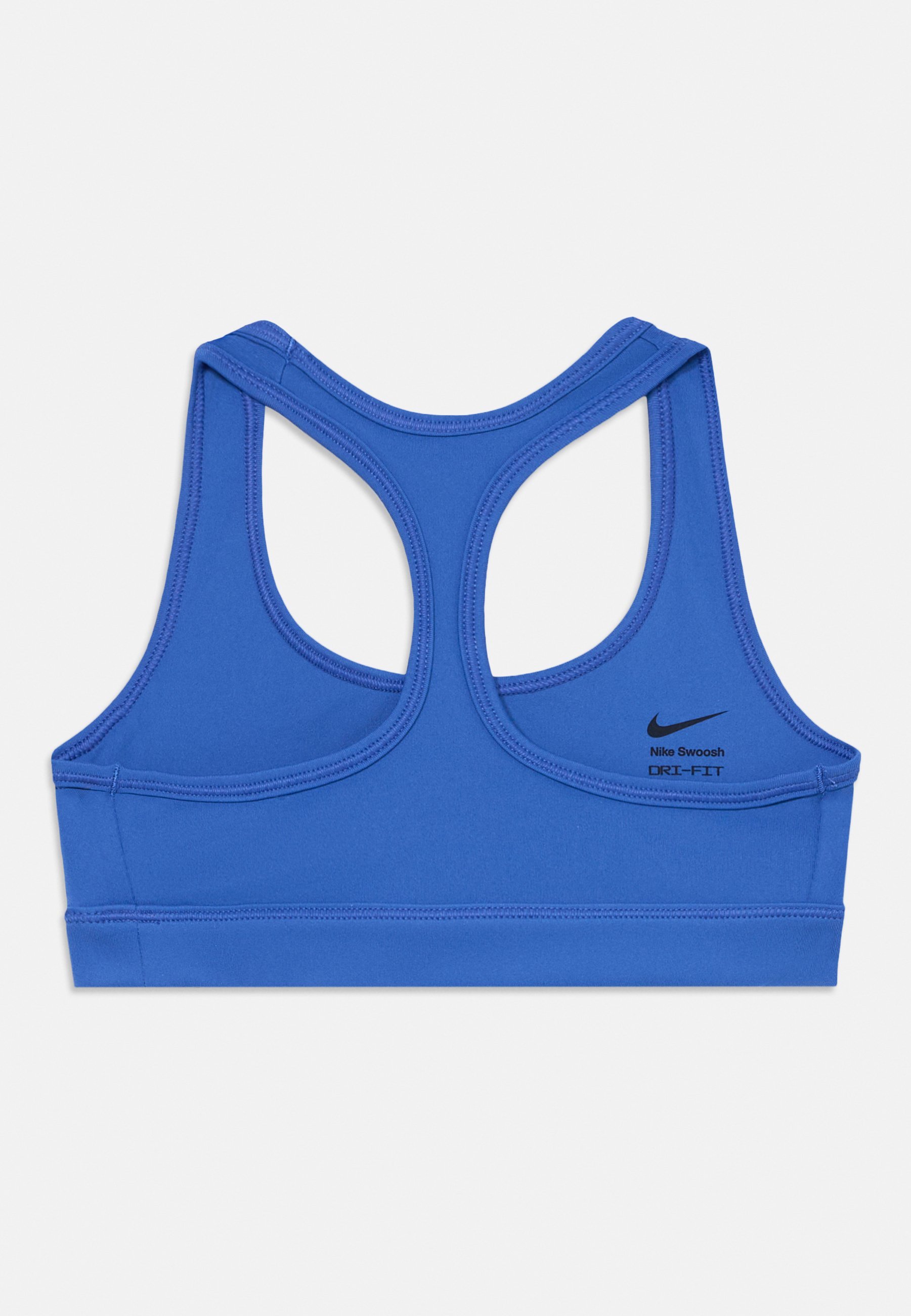 Nike Performance DRY FIT BH - Sportbeha - komeetblauw/wit