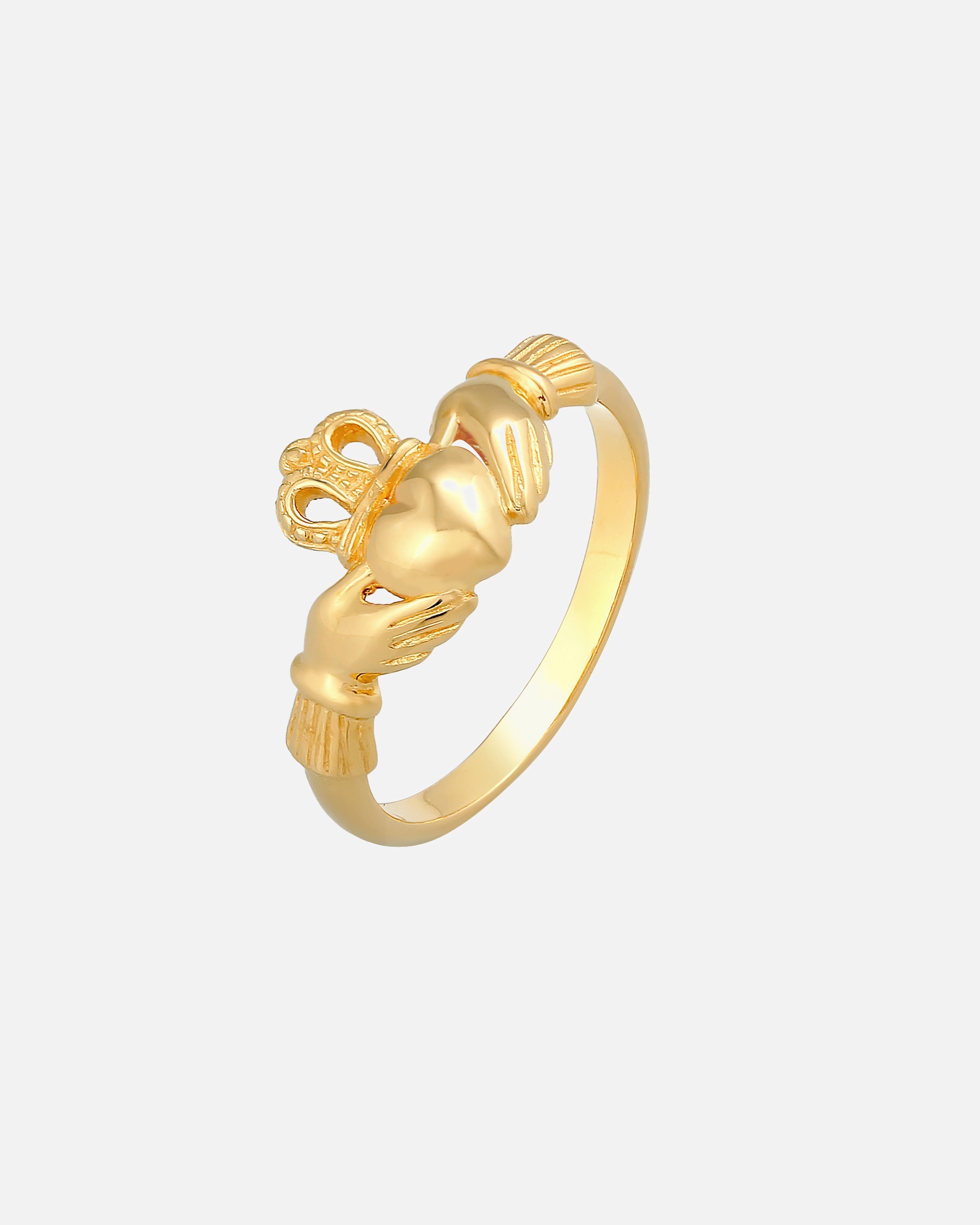 Elli Femmes Claddagh Coeur Couronne en Argent Sterling 925