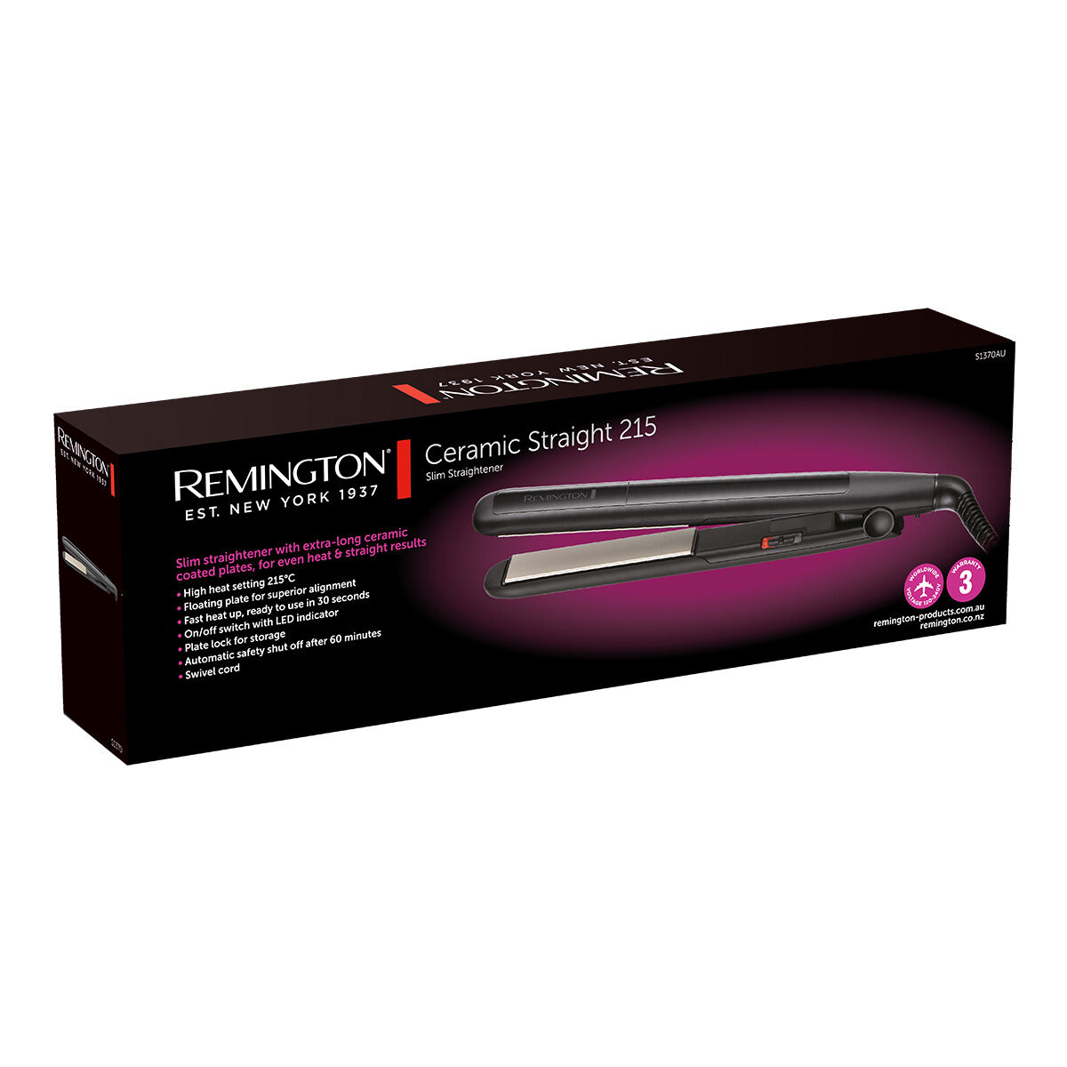 Remington keramikas taisnais skuveklis S1370