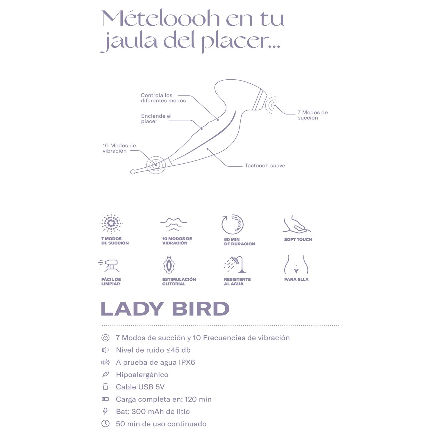 Uređaj za klitoralnu aspiraciju Lady Bird Uređaji za klitoralnu aspiraciju