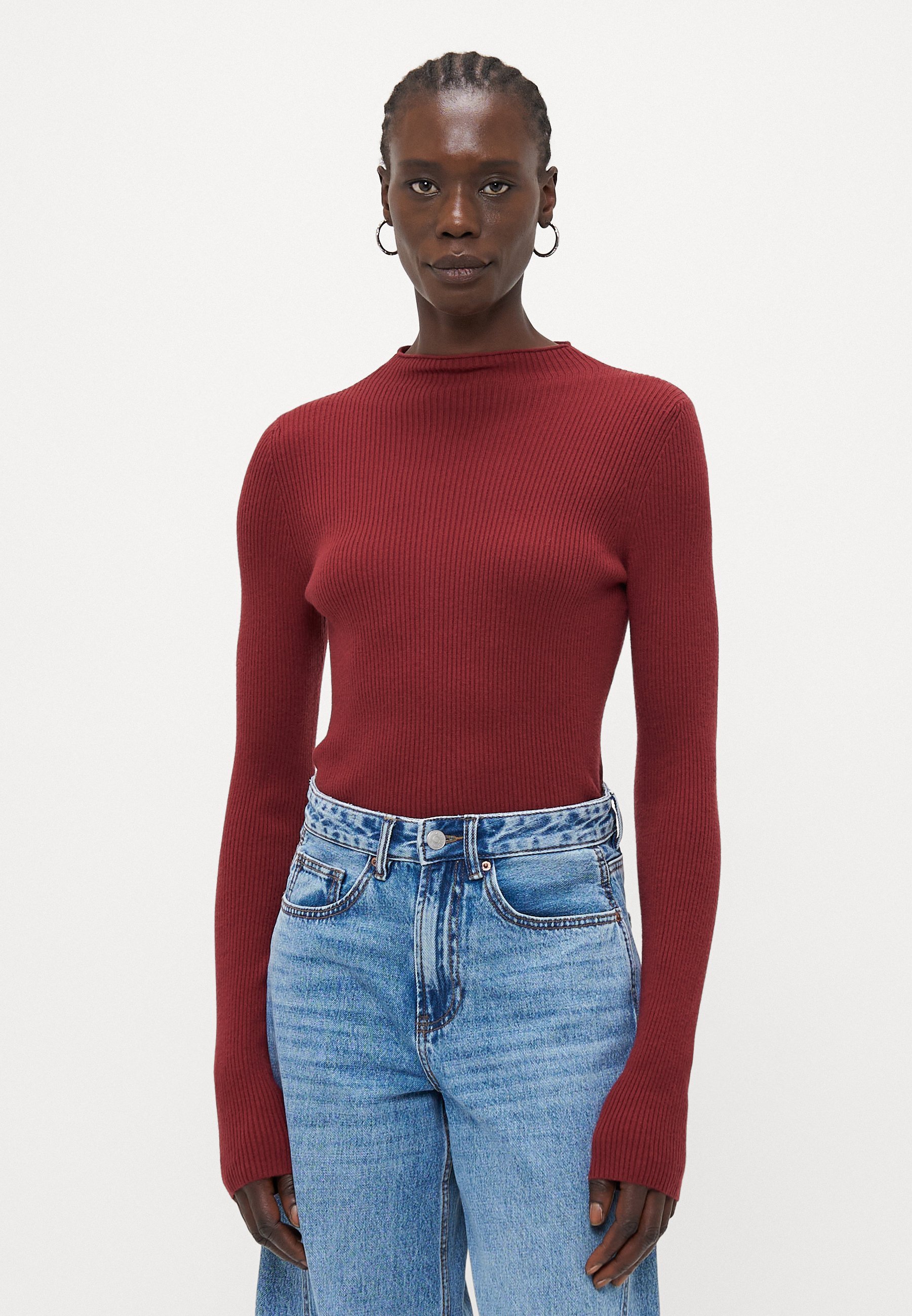 Pull Vero Moda Tall VMNANCY à col montant - Syrah