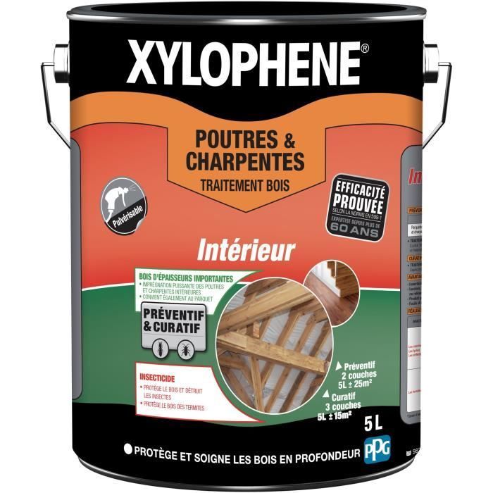 Trattamento per travi e legname - Xilofene - 5L - Incolore - Insetticida - Antitermite