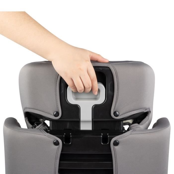 BEBECONFORT ROAD SAFE i-Size Car Seat, Group 2/3, Belted Booster Seat, from approximately 3.5 to 12 years old, 15-36kg, 100 to 150cm, Full Grey