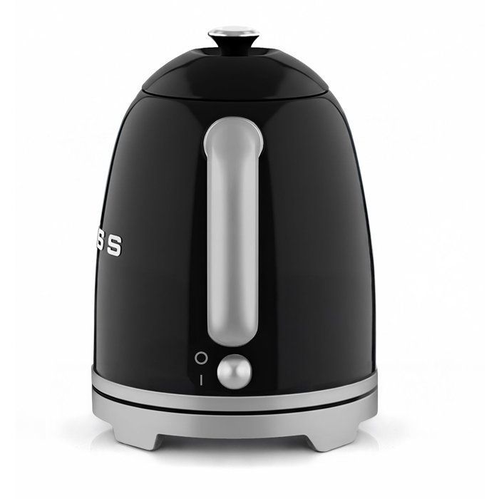 Vintage Wasserkocher – SWISS – KTS9 – 1000 W – 1 l – 360° drehbarer Sockel – Schwarz