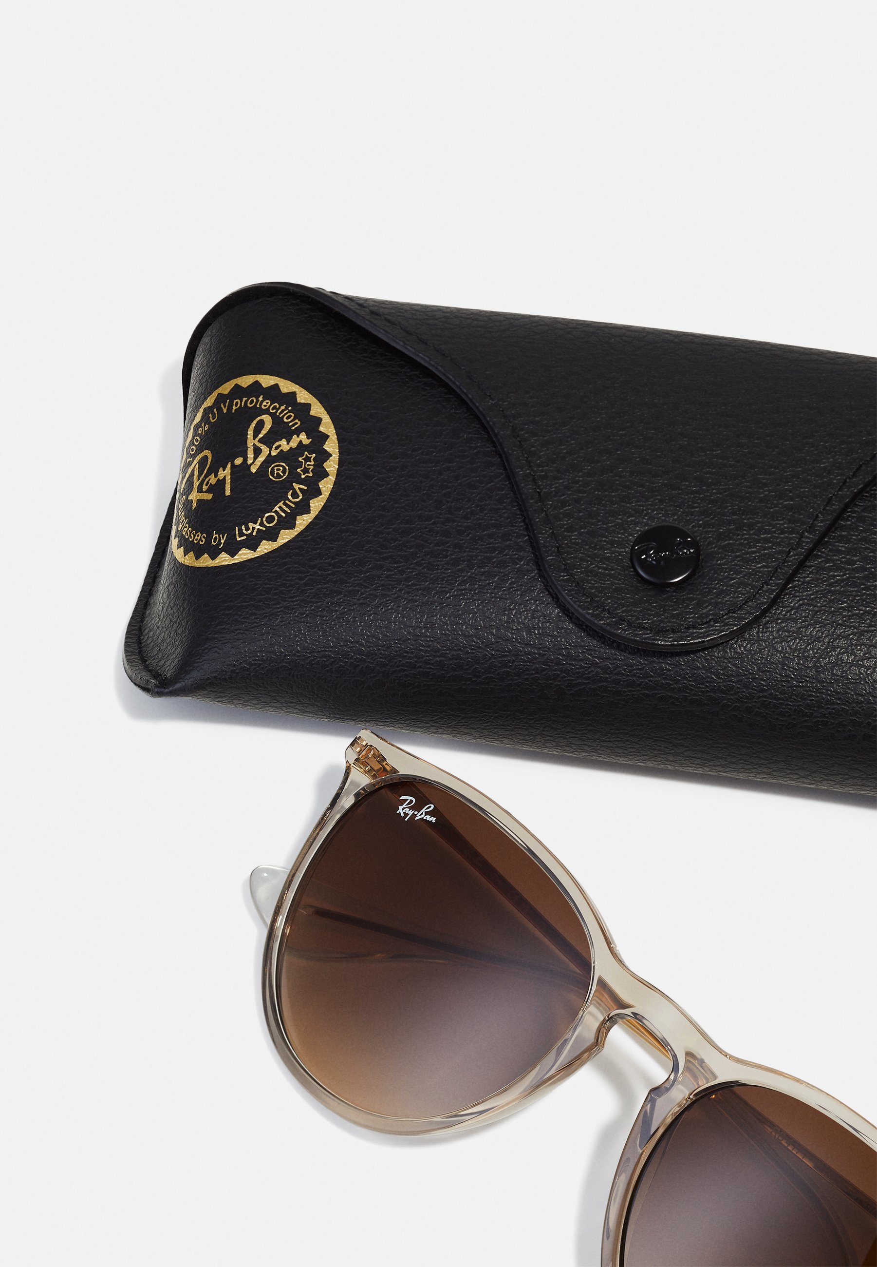 Ray-Ban ERIKA UNISEXE - Lunettes de soleil - marron clair transparent