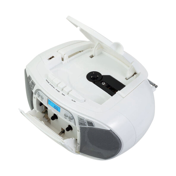 CD/MP3 Kassettenspieler E66476 (MD44176), weiß