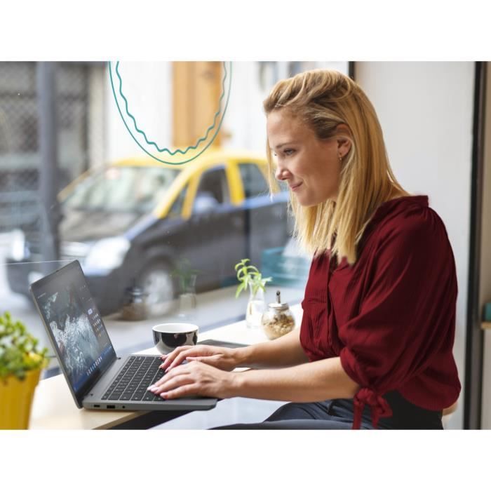 LENOVO IdeaPad 3 14IAN8 Chromebook Plus Laptop | Chrome OS - 14'' FHD - Core i3-N305 - 8GB RAM - 128GB di spazio di archiviazione - AZERTY