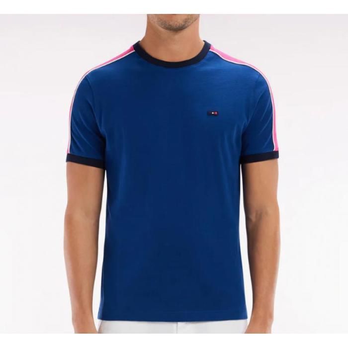EDEN PARK - Cotton T-shirt with back embroidery and straight cut seams - BLF26 - XL