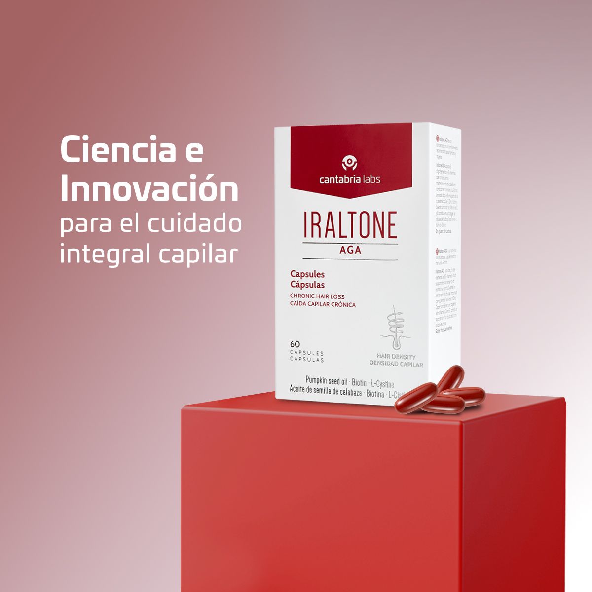 Kapsule Iraltone AGA Vlasová kozmetika, lekáreň