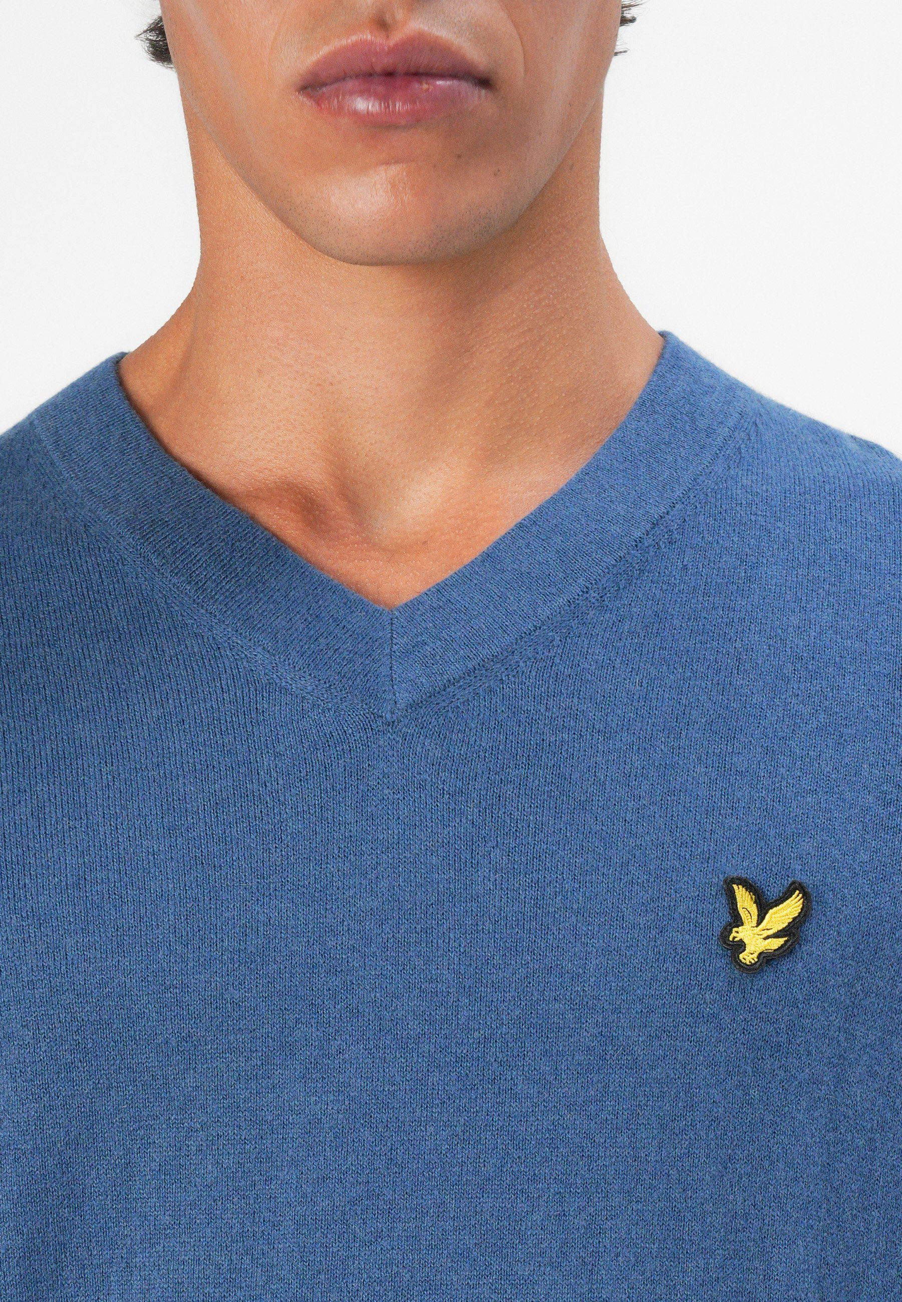 Lyle & Scott V-Ausschnitt - Pullover - Tiefwasser