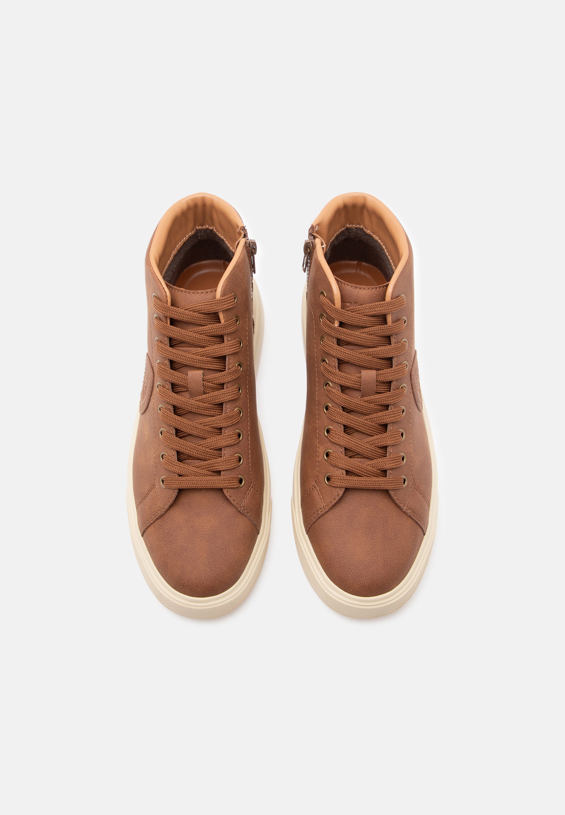 Blauer BUCK08 - Scarpe da ginnastica alte - cognac