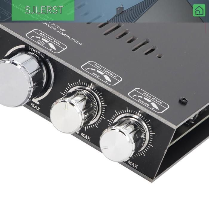sjlerst 2.1 Channel Power Amplifier Board, Dual Channel Stereo Power Amplifier Board for Projector Sound
