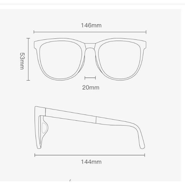 ORGANGONFAND nouvelles lunettes de soleil mode gm lunettes de soleil polarisées pour femmes - Peut être plié