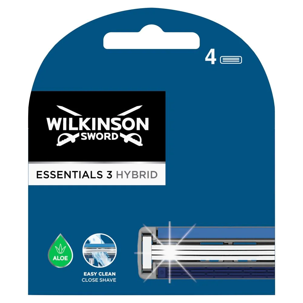 Wilkinson Essentials 3 Hybrid Wkłady do maszynki 4 szt.