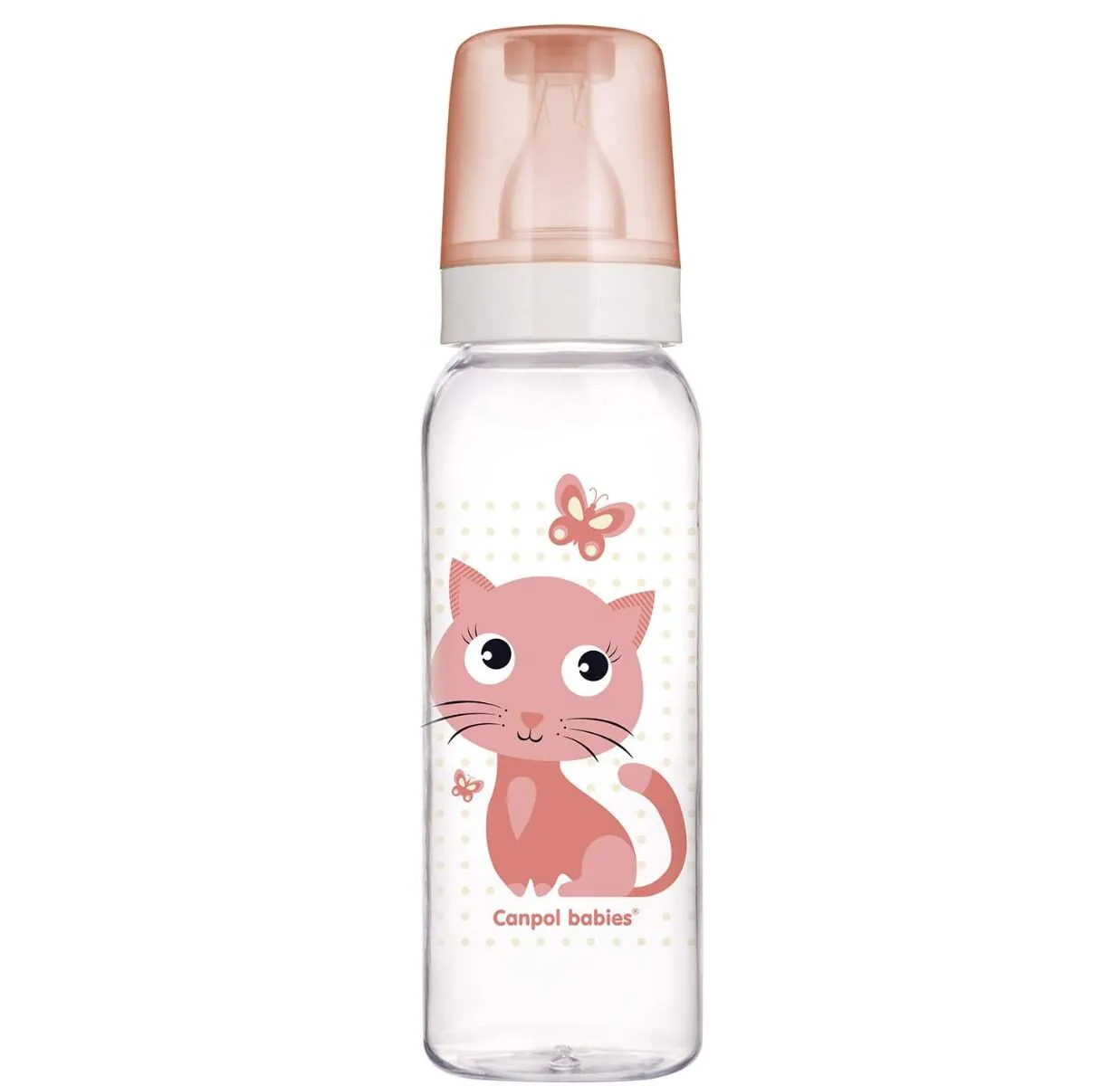 Canpol Babies Butelka wąska Cute Animals (BPA 0%) 2