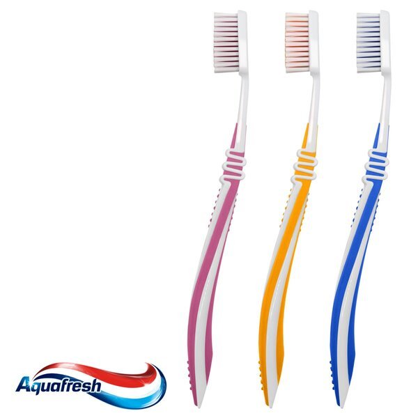 Aquafresh Clean & Flex четкице за зубе средње величине<br>3 комада