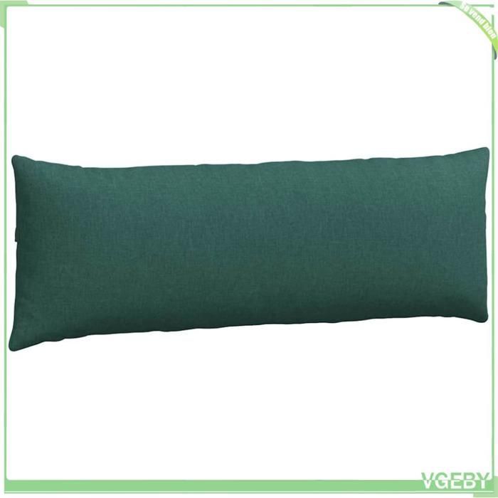 Cuscini per divano - ABI - 2 pezzi - Verde scuro - 120 x 40 cm - Fodere sfoderabili