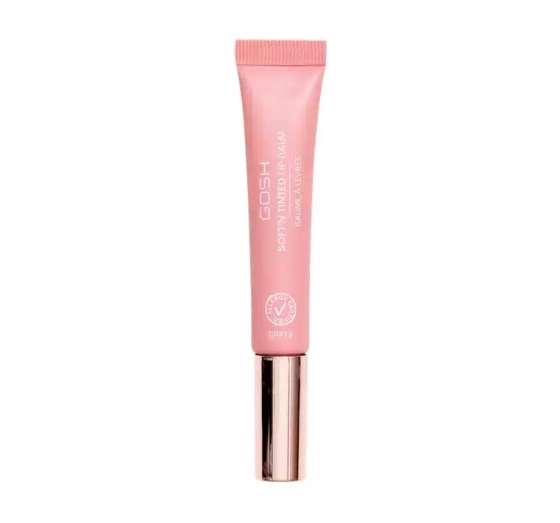 Gosh Soft'n Tinted wegański balsam do ust SPF15 004 Vintage Rose 8 ml