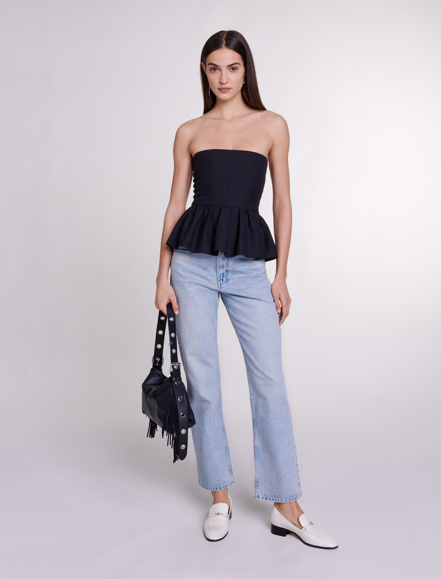 Topcorset met rok - Zwart