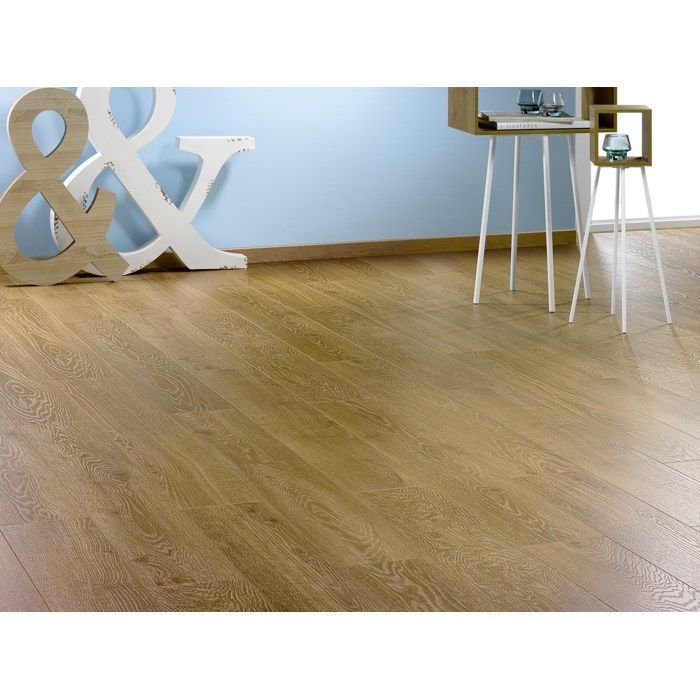 Alsapan OSMOZE 450 Natur Eiche - Laminat 129 x 19,2 cm (8 mm) - 4 Fasen - Set 2,22 m²