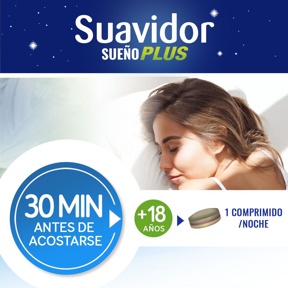 Trojvrstvové tablety Suavidor Sleep Plus Parapharmická liečba