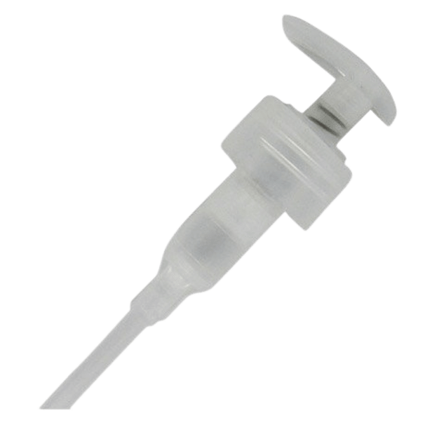 Pompe savon en PP translucide 24/410 pour flacon