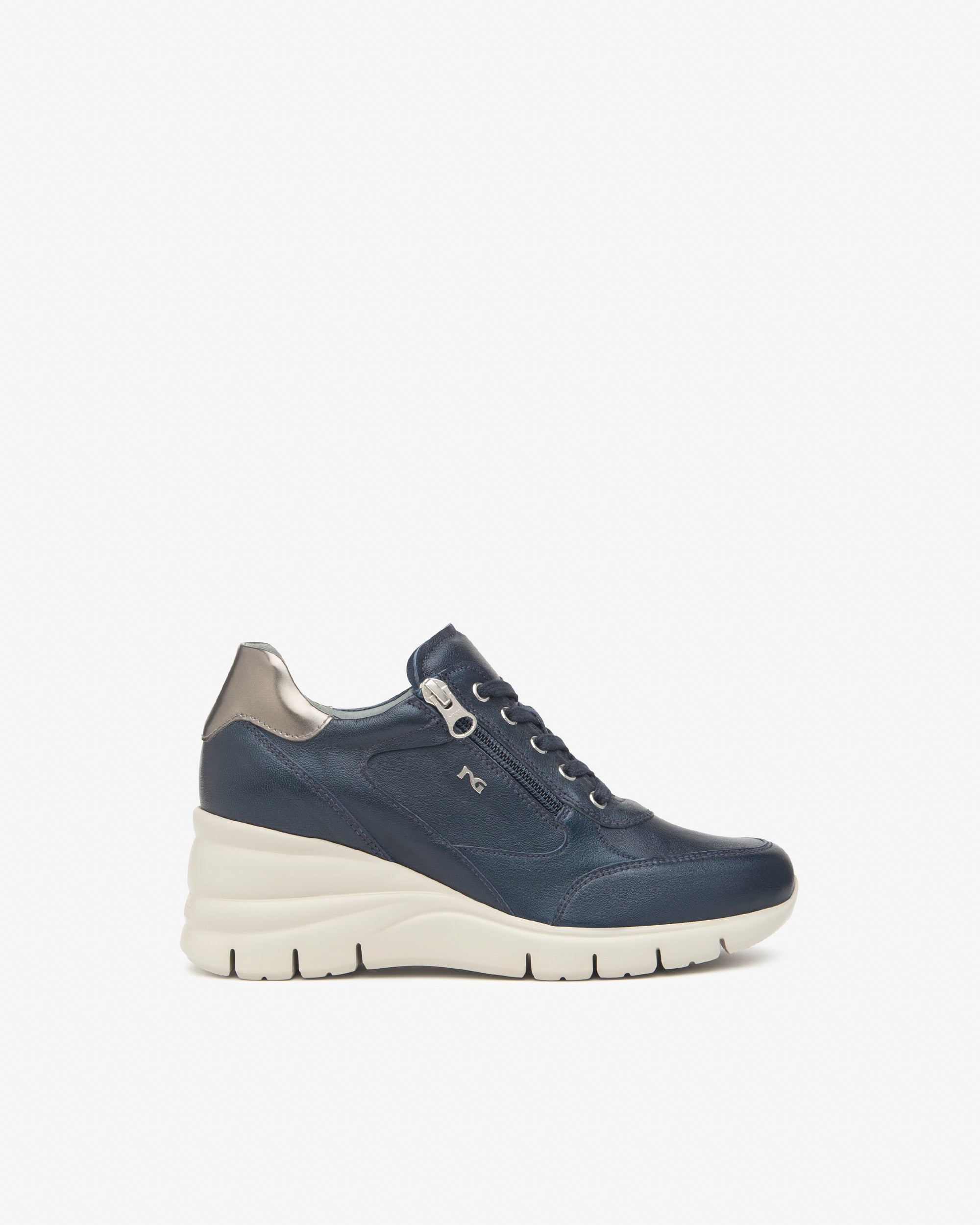  Damen-Sneaker aus Leder und Funktionsmaterial