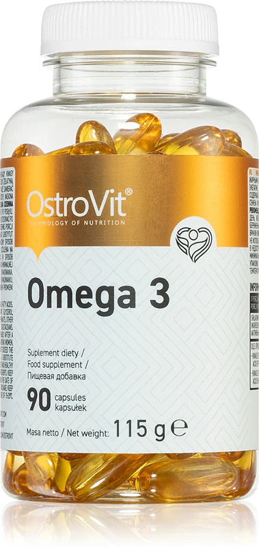 „OstroVit Omega 3“ maisto papildas – minkštos kapsulės tinkamam širdies ir smegenų funkcionavimui