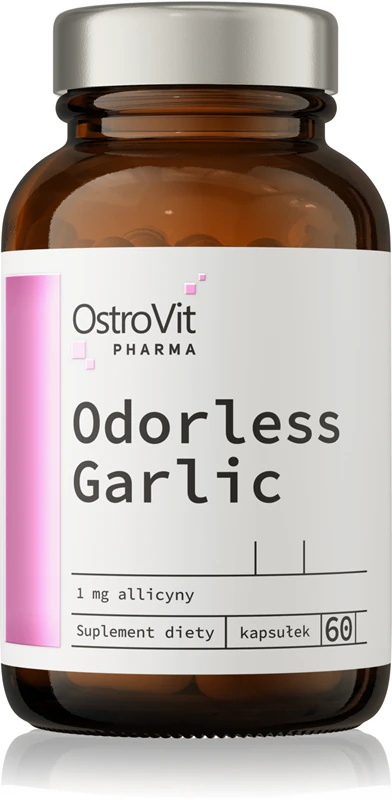 OstroVit Česen prehransko dopolnilo brez vonja v mehkih kapsulah za ohranjanje vitalnosti in kognitivnih zmogljivosti