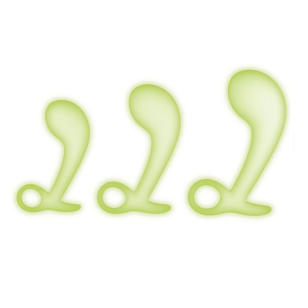 Whipsmart Glow In The Dark Silikon Prostata Treningssett
