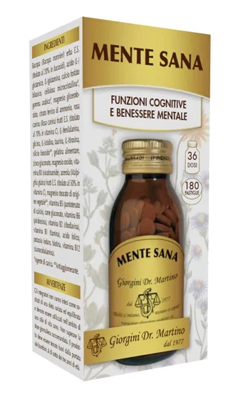 DR. GIORGINI Healthy Mind 180 tabletti toetab mälu