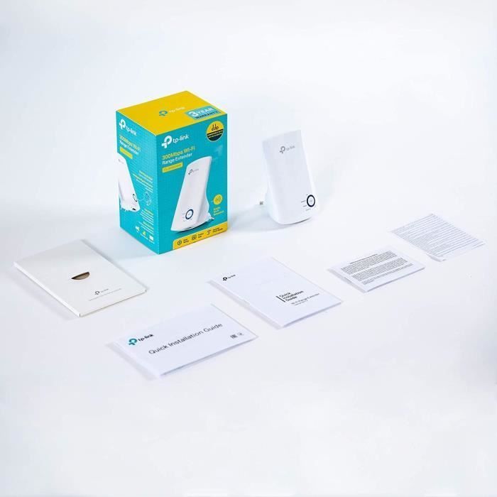 Ripetitore WiFi - TP-LINK - Amplificatore WiFi N300 - Estensore WiFi, Booster WiFi - 1 Porta Ethernet - TL-WA850RE