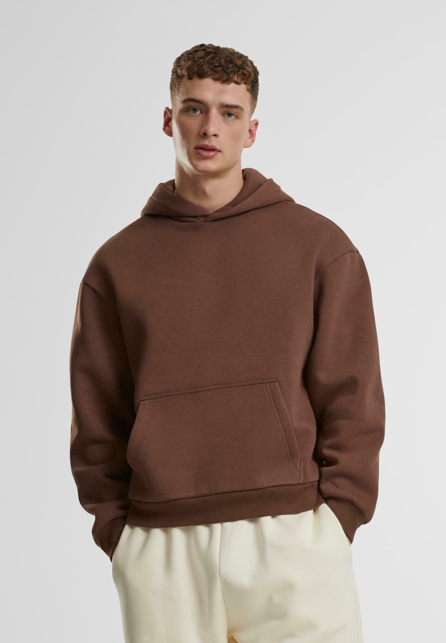 Urban Classics Hoodie - chocoladebruin